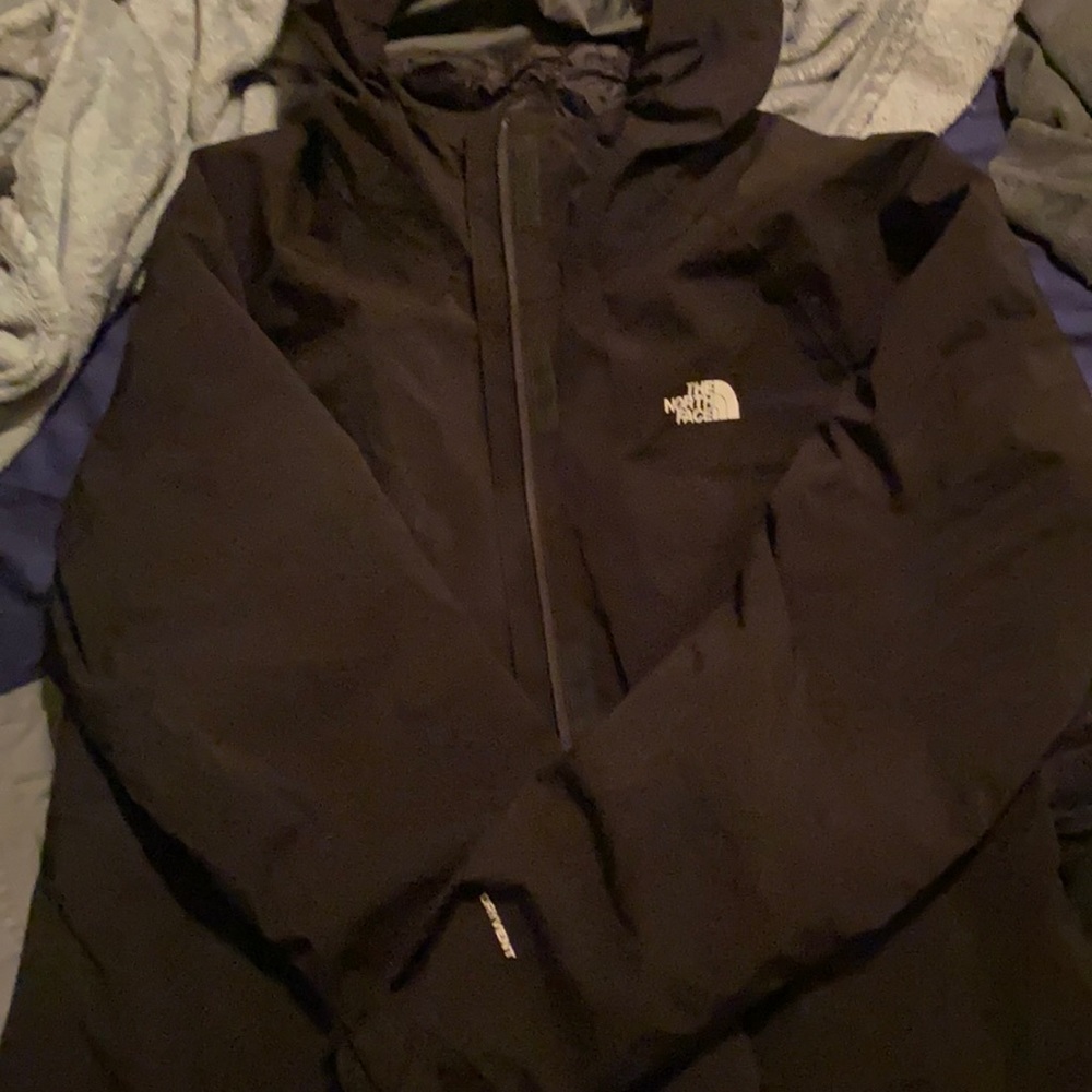 Black 3-in-1 jacket.